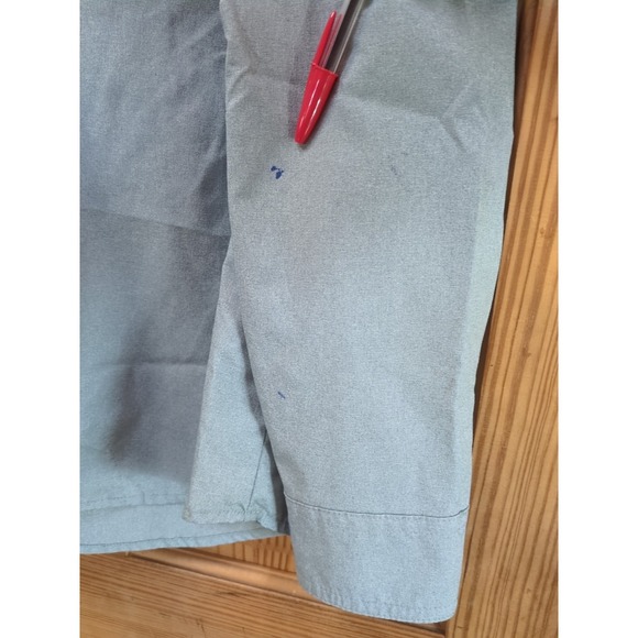 L L Bean Mens Shirt Olive Green Long Sleeve Sz M No Fly Zone Fishing Hiking $99 - Picture 5 of 16